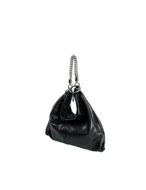 Ewa Large Handbag in Soft Nappa - Black