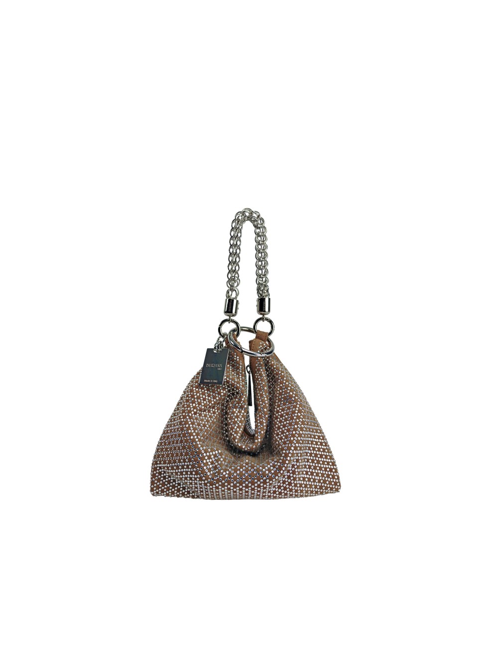 copy of Small Bamboo Handbag in Leather - Papaya