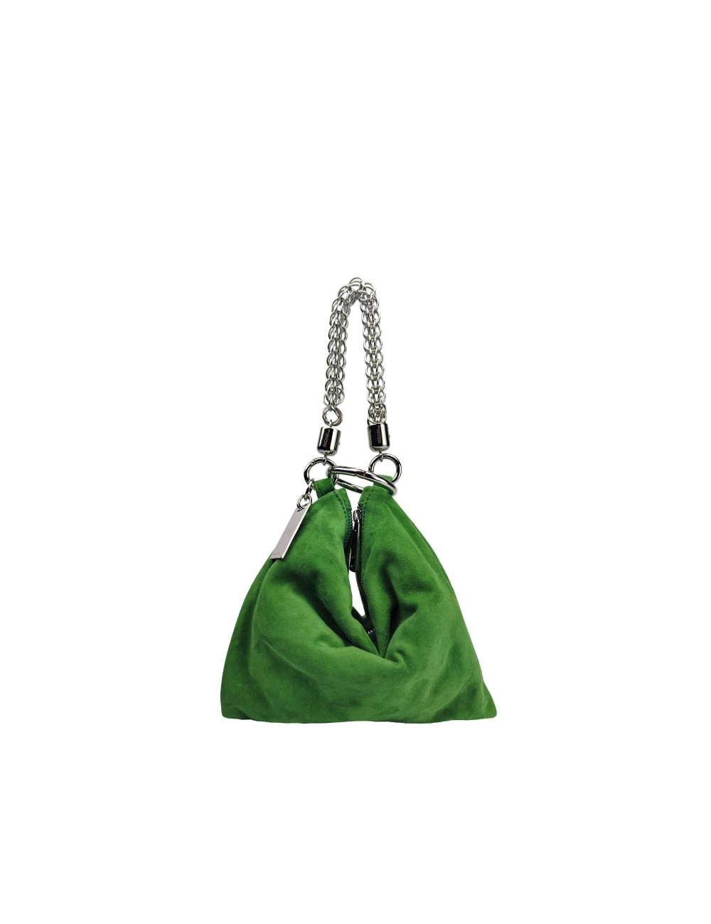copy of Small Bamboo Handbag in Leather - Papaya