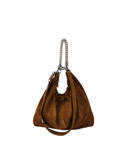 Ewa Simbol Large Handbag in Suede - Leather