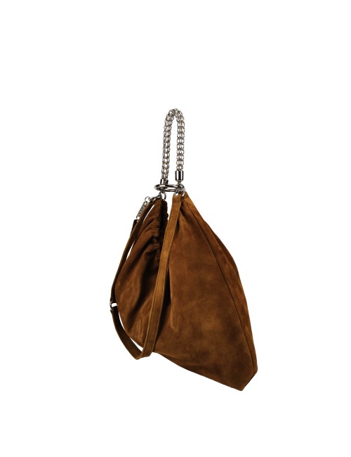 Ewa Simbol Large Handbag in Suede - Leather