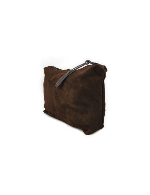 Shoulder Bag Envelope Zip Shopping Black Edition - Dark brown